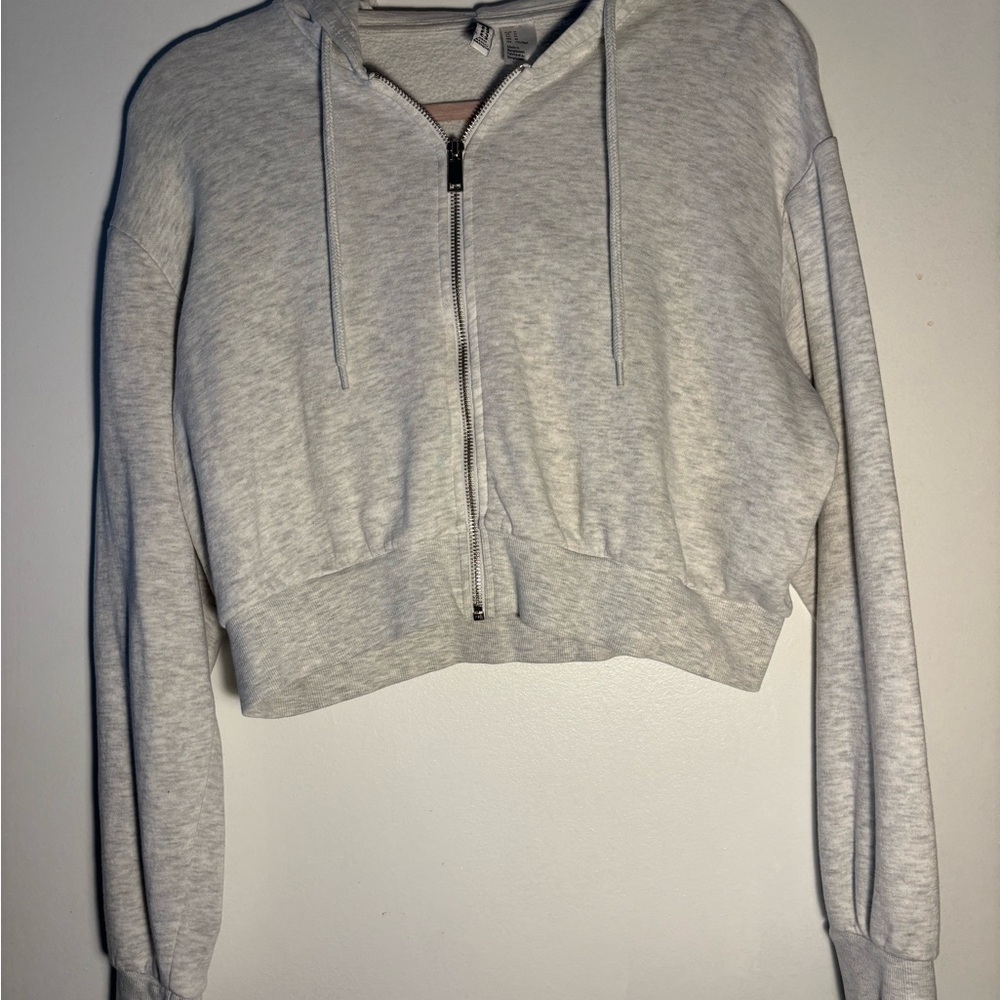 Comfy Gray Zip-Up Hoodie for Women